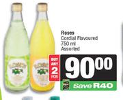Roses Cordial Flavoured Assorted-For 2 x 750ml