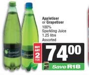 Appletiser Or Grapetiser Assorted-For 2 x 1.25L