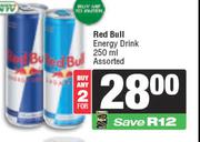 Red Bull Energy Drink Assorted-For 2 x 250ml