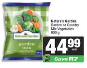 Nature's Garden Garden Or Country Mix Vegetables-900g