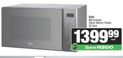 Defy Microwave Silver Mirror Finish 30L