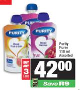 Purity Puree Assorted-For 3 x 110ml