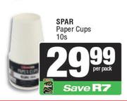 Spar Paper Cups-10s Per Pack