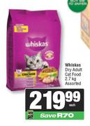 Whiskas Dry Adult Cat Food Assorted-2.7Kg 