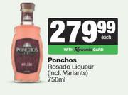 Ponchos Rosado Liqueur-750ml