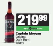 Captain Mprgan Original Dark Rum-750ml