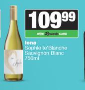 Iona Sophie Te'Blanche Sauvignon Blanc-750ml