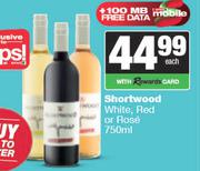 Shortwood White, Red Or Rose-750ml