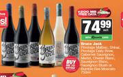 Bruce Jack Pino Malbec,Shiraz Daily Brew,Cab Sauv,Merlot,Chenin,Blush Or Bumble Bee Moscato-750ml