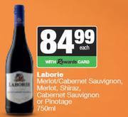 Laborie Merlot/Cabernet Sauvignon,Merlot,Shiraz,Cabernet Sauvignon Or Pinotage-750ml