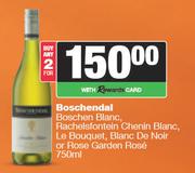 Boschendal Boschen Blanc Rachelsfontein Chenin Blanc,Le Bouquet,Blanc De Noir Or Rose-For 2 x 750ml