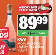 KWV Moscato Rose Lightly Sparkling-750ml