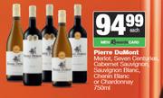Pierre DuMont Merlot,Seven Centuries,Cab Sauv,Sauv Blanc,Chenin Blanc Or Chardonnay-750ml