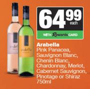 Arabella Pink Panacea Sauv,Chenin Blanc,Chardonnay,Merlot,Cab Sauv,Pinotage Or Shiraz-750ml