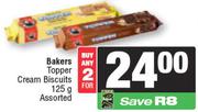 Bakers Topper Cream Biscuits-For 2 x 125g