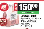 Brutal Fruit Sparkling Spritzer Handies-For 2 x 6 x 275ml