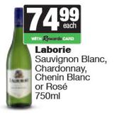 Laborie Sauvignon Blanc, Chardonnay, Chenin Blanc Or Rose-750ml Each