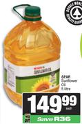 Spar Sunflower Oil-5Ltr