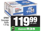 Spar Sausage Rolls-1.5Kg Per Pack