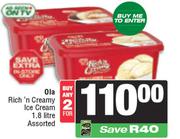 Ola Rich n Creamy Ice Cream Assorted-For 2 x 1.8L