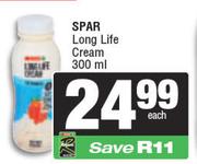 Spar Long Life Cream-300ml