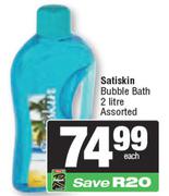 Satiskin Bubble Bath Assorted-2L