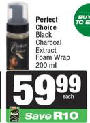 Perfect Choice Black Charcoal Extract Foam Wrap-200ml