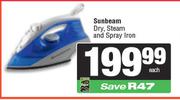Sunbeam Dry, Steam & Spray Iron