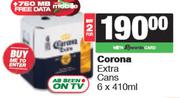 Corona Extra Cans-For 2 x 6 x 410ml