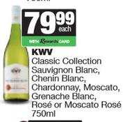 KWV Classic Collection Sauvignon,Chenin Blanc,Chardonnay,Moscato,Grenache,Moscato Rose-750ml