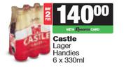 Castle Lager Handies-For 2 x 6 x 330ml