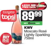 KWV Moscato Rose Lightly Sparkling-750ml