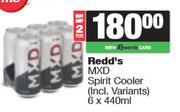 Redd's MXD Spirit Cooler Cans-For 2 x 6 x 440ml