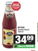All Gold Tomato Sauce-700ml 