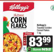 Kellogg's Toasted Golden Cereal Flakes-1kg 