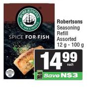 Robertsons Seasoning Refill Assorted-12g/100g Each