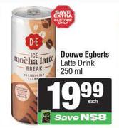 Douwe Egberts Latte Drink-250ml 