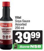 Vital Soya Sauce Assorted-250ml