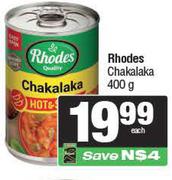 Rhodes Chakalaka-400g