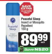Peaceful Sleep Insect Or Mosquito Replellent-150g Each