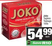 Joko Tagless Teabags-100's Pack