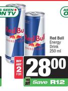 Red Bull Energy Drink-For Any 2 x 250ml