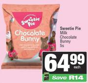 Sweetie Pie Milk Chocolate Bunny-5's Pack