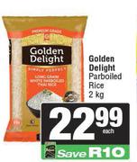 Golden Delight Parboiled Rice-2kg 