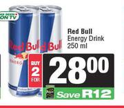 Red Bull Energy Drink-For 2 x 250ml 
