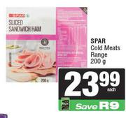 Spar Cold Meat Range-200g