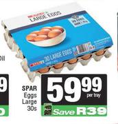 Spar Eggs Large-30s Per Tray