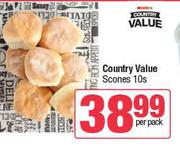 Country Value Scones-10s Per pack