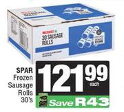 Spar Frozen Sausage Rolls-30's Pack