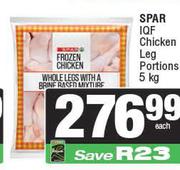 Spar IQF Chicken Leg Portions-5kg